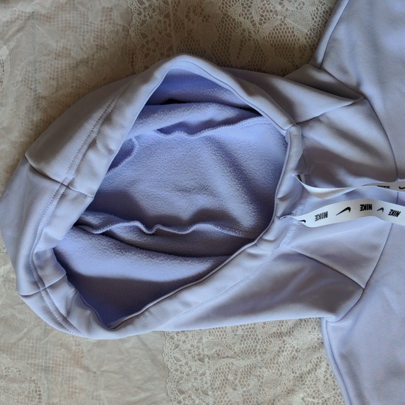 Nike One Therma Fleece Training Hoodie Purple Size XS - Picture 2 of 7